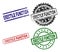 Damaged Textured ERECTILE FUNCTION Stamp Seals