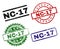 Damaged Textured NC-17 Seal Stamps