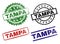 Damaged Textured TAMPA Stamp Seals