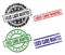 Damaged Textured USED CARS WANTED Stamp Seals
