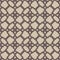 Damask floral mesh pattern. Vintage illustration with geometric brown shapes