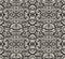 Damask grey classic floral seamless pattern