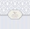 Damask Lace Invitation card with floral ornament