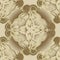 Damask ornate vector 3d seamless pattern.