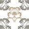 Damask Royal ornament pattern in English vintage Victorian style