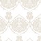 Damask Royal ornament pattern in English vintage Victorian style