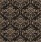 Damask seamless emboss pattern background. Vector classical luxury old damask ornament, royal victorian seamless texture