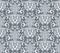 Damask seamless emboss pattern background. Vector classical luxury old damask ornament, royal victorian seamless texture