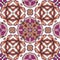 Damask seamless pattern background, moroccan colorful ornament.
