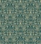 Damask seamless pattern repeating background. Ivory green floral ornament in baroque style