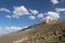 Damavand peak with small and large rocks