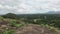 Dambulla, Sri Lanka, a mountain range in the distance