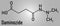 Daminozide or Alar plant growth regulator molecule. Skeletal formula.