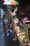 Damnoen Saduak women prepare take away food at the floating market Thailand