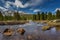 Dana Fork Tuolumne River, mountain river in the Sierra Nevada, California, USA