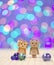 Danbo Danboard boyfriend and girlfriend with colorful boken ba