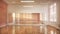 Dance or ballet studio interior