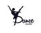 Dance club logo,Ballerina in dance logo