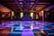 dance floor lighting, creating a salsa ambiance