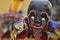 The dance of Los Negritos carnival of HuÃ<nuco Peru with masks dates back to colonial times when slaves arrived from Africa-