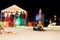 Dance performers at a desert camp in sum jaisalmer rajasthan