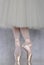 Dancer in ballet pointe