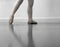 Dancer\'s legs and ballet shoes