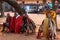 Dancers at an ceremony in Benin