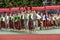 Dancers at Grand Folk dance concert of Latvian Youth Song and Dance Festival