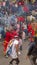 Dancers and spectators at the Diablada