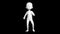 Dancing Baby Vertices 3D.  Baby vertices 3D animation.