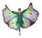 Dancing butterfly woman