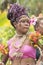 Dancing exotic woman, Solomon Islands