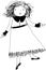 Dancing Female in a Cute Dress Whimsical Illustration