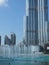 The Dancing fountains downtown and in a man-made lake in Dubai, UAE