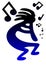 Dancing Kokopelli Vector