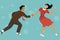 Dancing Lindy Hop