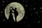 Dancing in the moonlight romantic banner