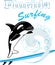 Dancing orca. Florida surfing