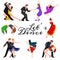 Dancing People, Dancer Bachata, Hiphop, Salsa, Indian, Ballet, Strip, Rock and Roll, Break, Flamenco, Tango