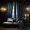 Dancing Shadows: Illuminating Spaces with Satin Drapes