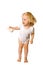 Dancing toddler girl