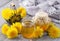 Dandelion honey in a jar