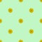 Dandelion seamleass pattern for textyle, backgrounds, web, wallpaper, texture in green color