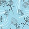 Dandelion seamless pattern for decoration design. Decorative dandelion wallpaper. Beautiful dandelions seamless, great design for