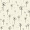 Dandelion Vector Seamless Pattern. Modern Stylish Texture