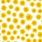 Dandelions seamless pattern with yellow flowers