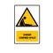 Danger Confined Space Symbol Sign, Vector Illustration, Isolate On White Background Icon. EPS10