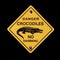 Danger Crocodiles Sign