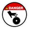 Danger Cutting Of Fingers Or Hand Rotating Blade Symbol Sign, Vector Illustration, Isolate On White Background Label .EPS10